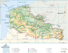 Carte du Nord - Carte du département 59