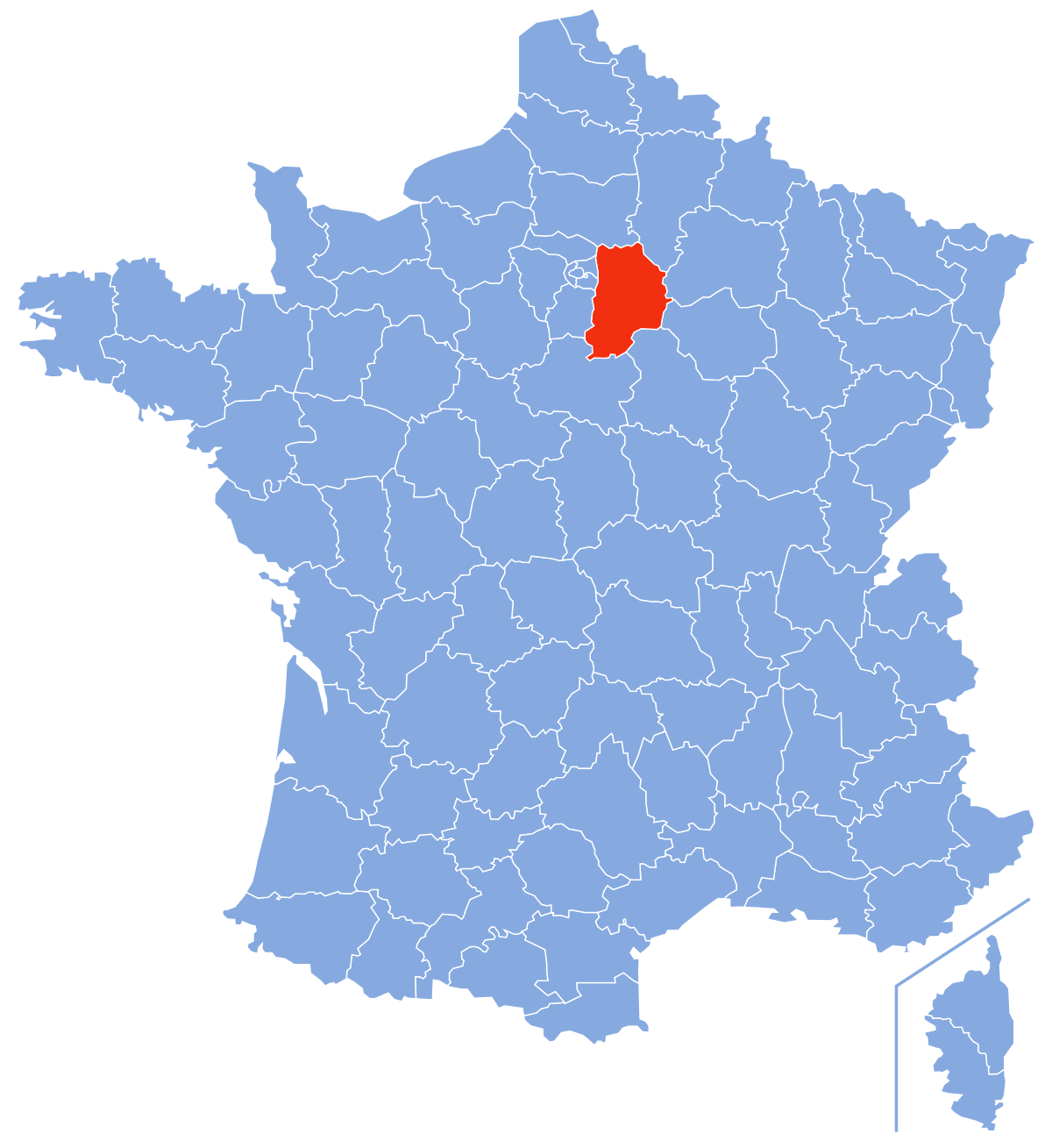 Carte de Seine-et-Marne - Carte du département 77