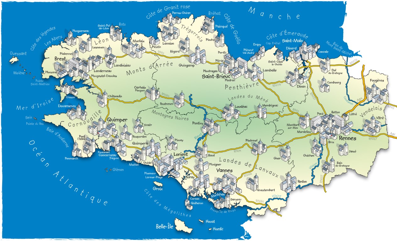 carte-bretagne-d-taill-e-villes-c-tes-et-attractions-touristiques