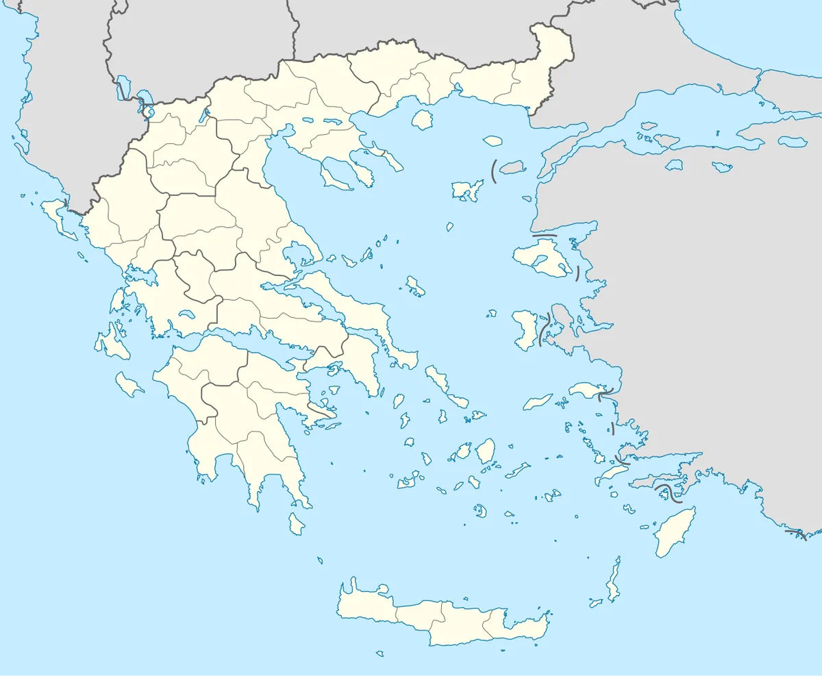 Mapa de Grecia aeropuerto: localización de Grecia continental, Creta y las islas griegas