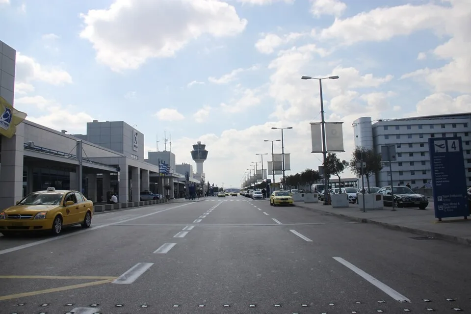 Grèce carte touristique des principaux aéroports, dont celui d’Athènes